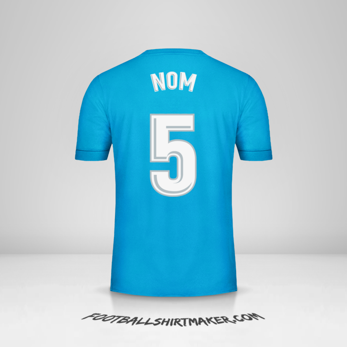 Maillot Real Madrid CF 2017/18 Troisième -  nom - 5