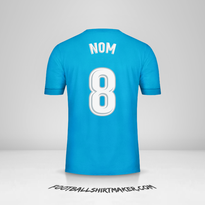 Maillot Real Madrid CF 2017/18 Troisième -  nom - 8