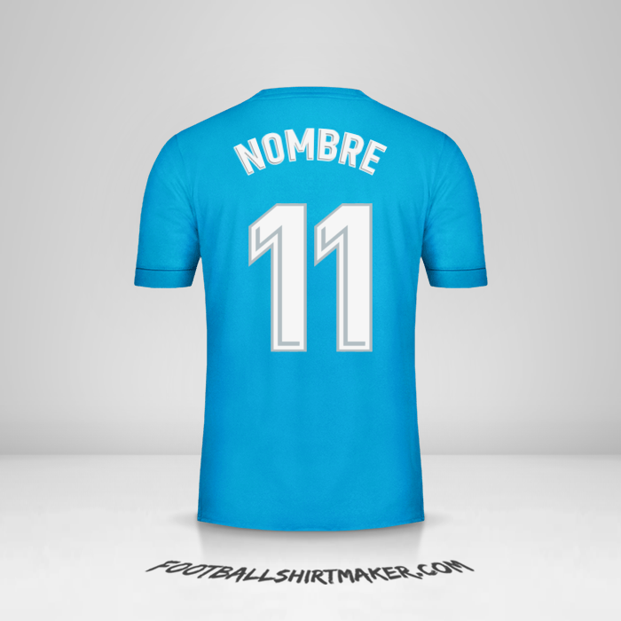 Jersey Real Madrid CF 2017/18 Tercera -  nombre - 11