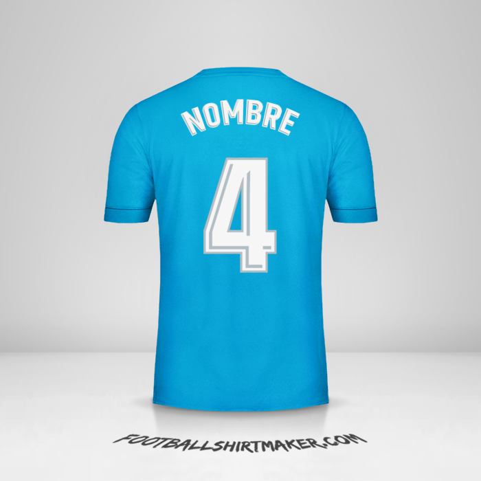 Jersey Real Madrid CF 2017/18 Tercera -  nombre - 4