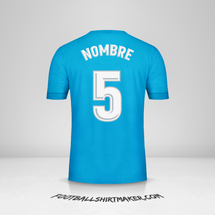 Camiseta Real Madrid CF 2017/18 Tercera -  nombre - 5