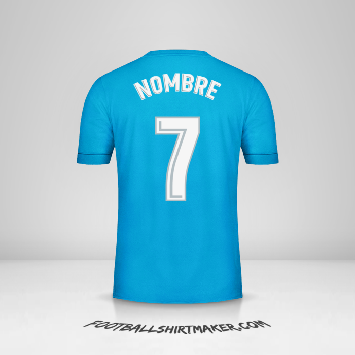 Camiseta Real Madrid CF 2017/18 Tercera -  nombre - 7