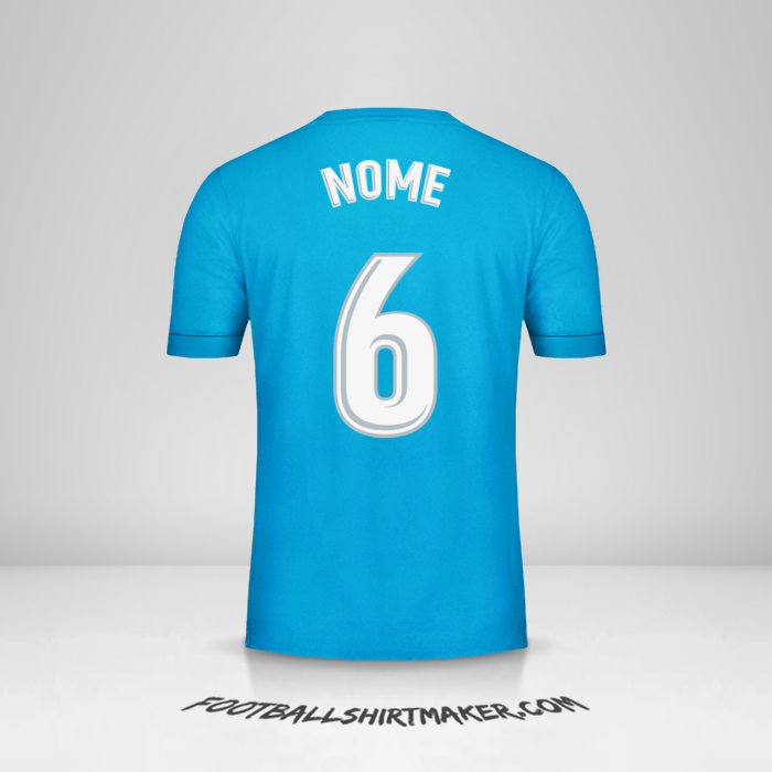Maglia Real Madrid CF 2017/18 Terza -  nome - 6