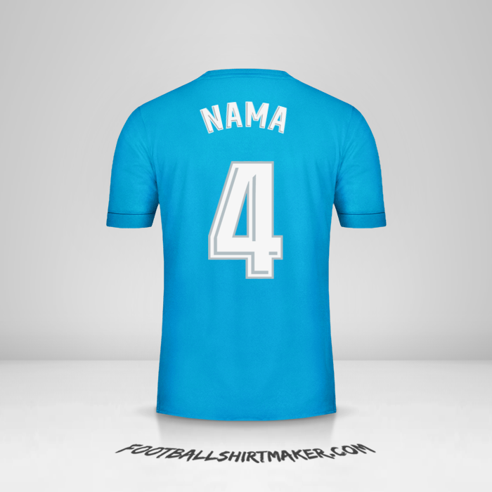 Jersey Real Madrid CF 2017/18 Ketiga -  nama - 4