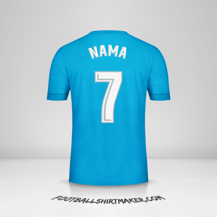 Jersey Real Madrid CF 2017/18 Ketiga -  nama - 7
