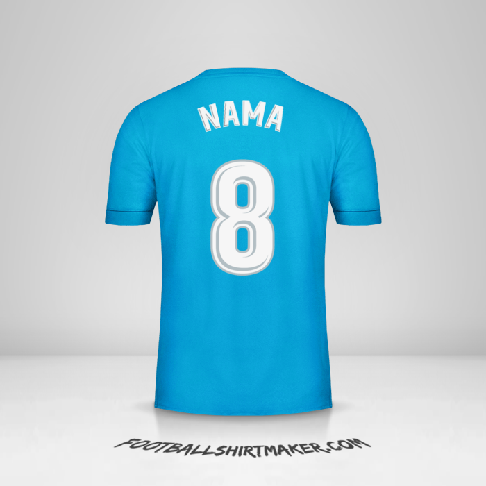 Jersey Real Madrid CF 2017/18 Ketiga -  nama - 8