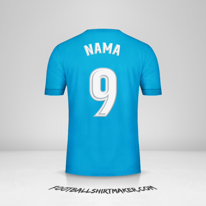 Jersey Real Madrid CF 2017/18 Ketiga -  nama - 9