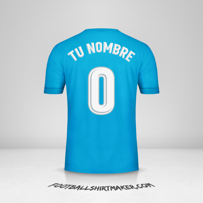 Jersey Real Madrid CF 2017/18 III -  tu nombre - 0