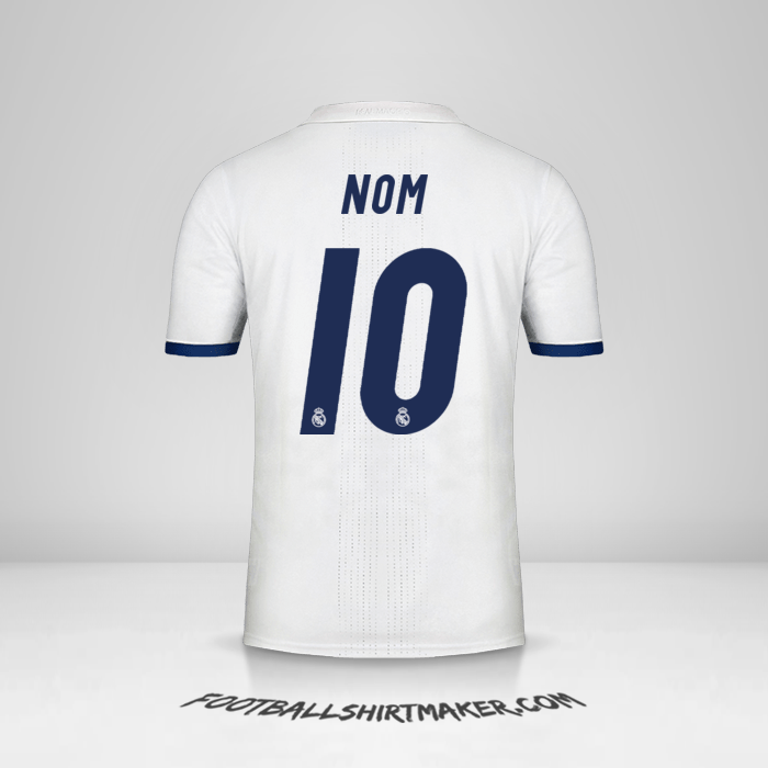 Maillot Real Madrid CF 2016/17 -  nom - 10