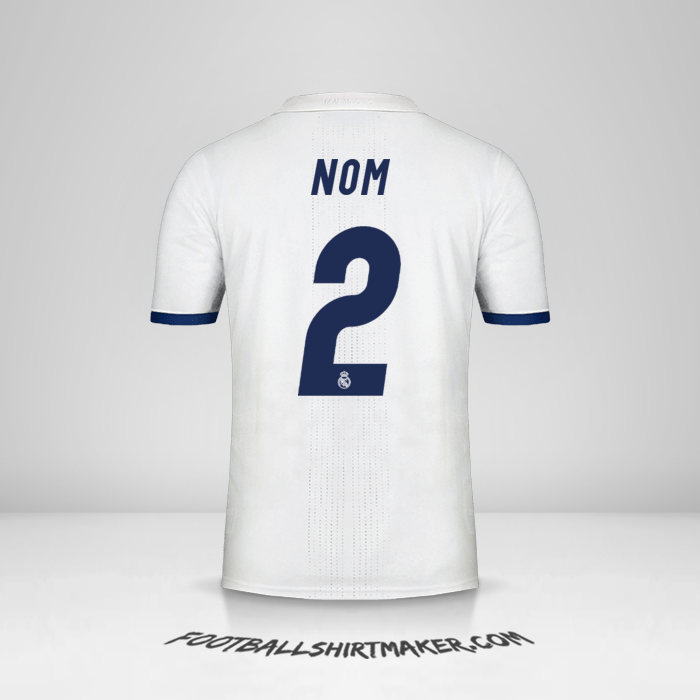 Maillot Real Madrid CF 2016/17 -  nom - 2