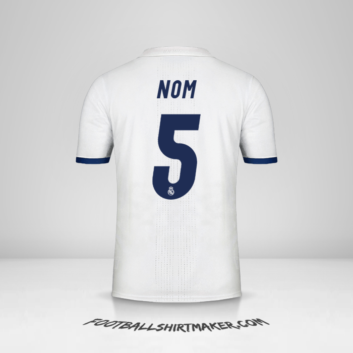 Maillot Real Madrid CF 2016/17 -  nom - 5