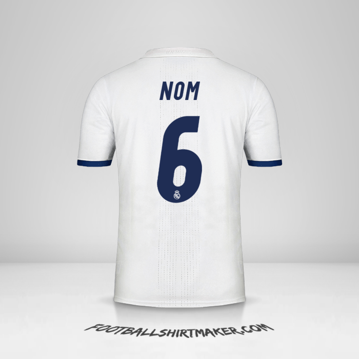 Maillot Real Madrid CF 2016/17 -  nom - 6