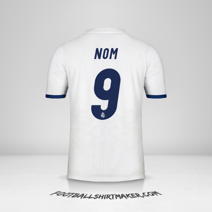 Maillot Real Madrid CF 2016/17 -  nom - 9