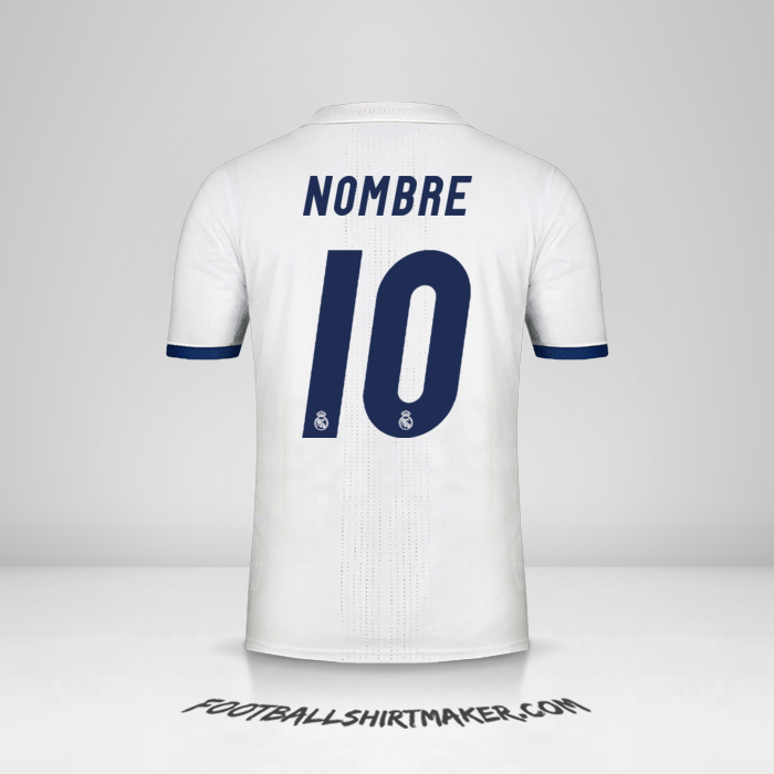 Jersey Real Madrid CF 2016/17 -  nombre - 10