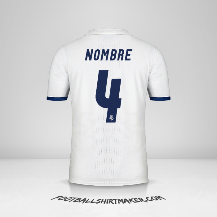 Jersey Real Madrid CF 2016/17 -  nombre - 4