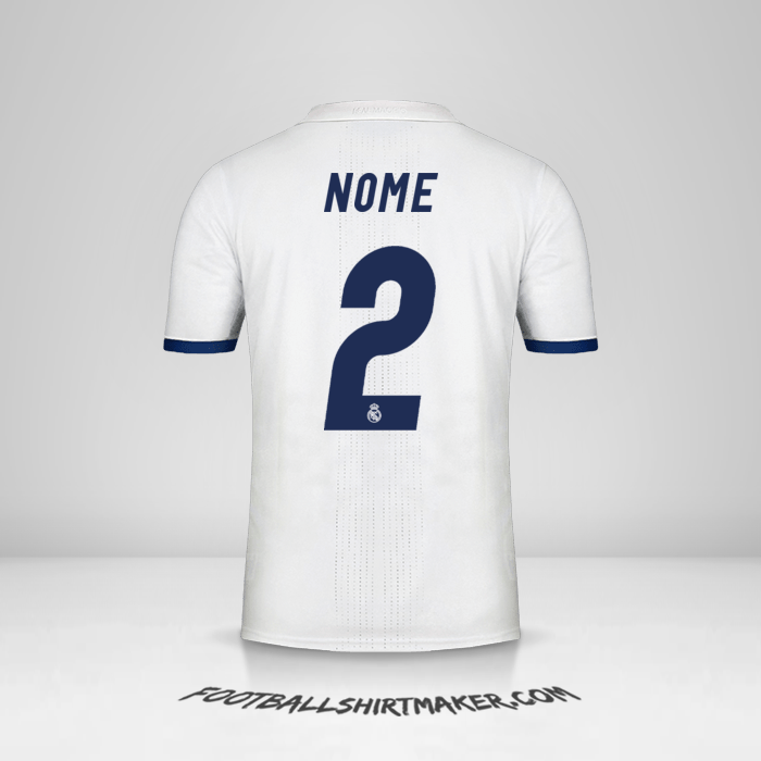 Camisa Real Madrid CF 2016/17 -  nome - 2