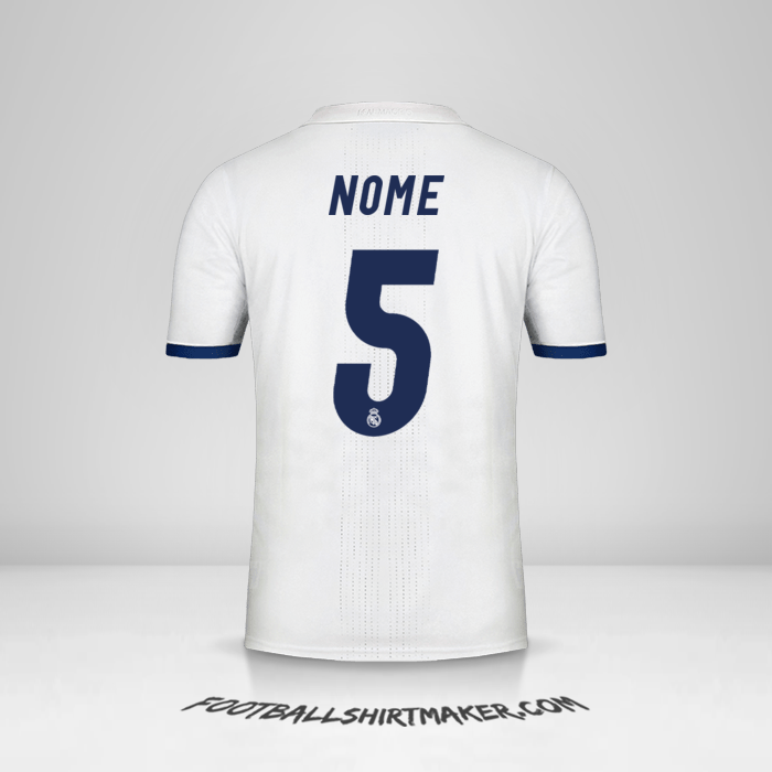 Maglia Real Madrid CF 2016/17 -  nome - 5