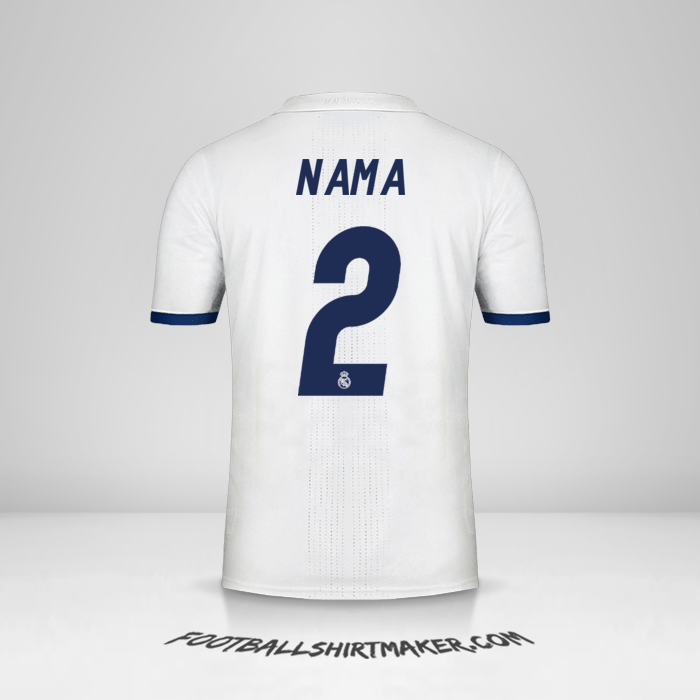 Jersey Real Madrid CF 2016/17 -  nama - 2
