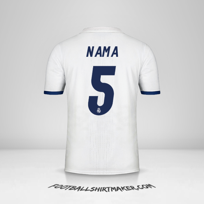 Jersey Real Madrid CF 2016/17 -  nama - 5