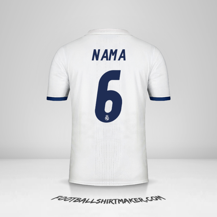 Jersey Real Madrid CF 2016/17 -  nama - 6