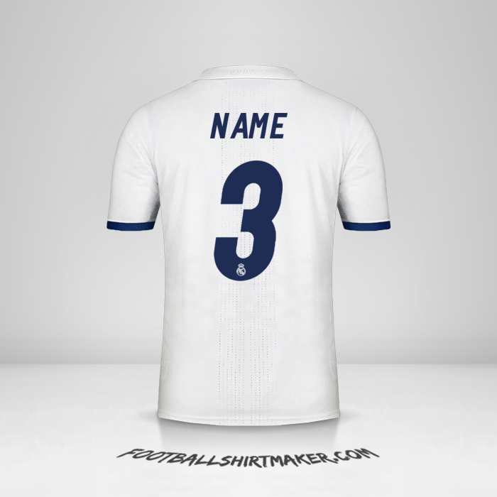 Shirt Real Madrid CF 2016/17 -  name - 3