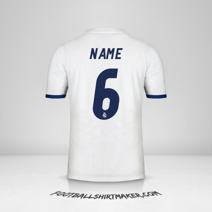 Shirt Real Madrid CF 2016/17 -  name - 6