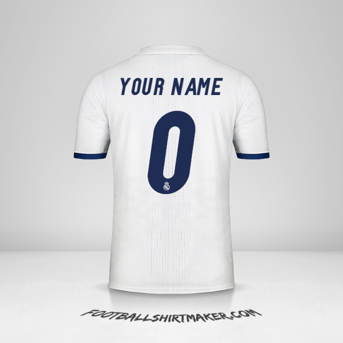 Jersey Real Madrid CF 2016/17 -  your name - 0