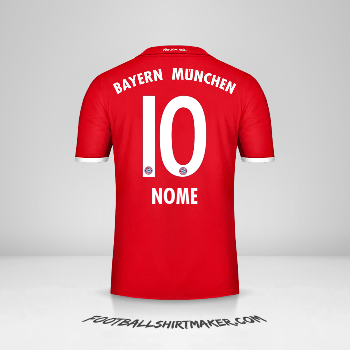 Maglia FC Bayern Munchen 2016/17 -  nome - 10