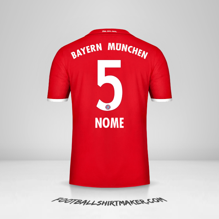Maglia FC Bayern Munchen 2016/17 -  nome - 5