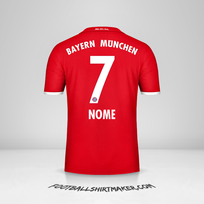 Camisa FC Bayern Munchen 2016/17 -  nome - 7