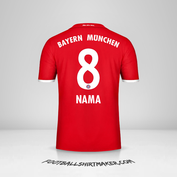 Jersey FC Bayern Munchen 2016/17 -  nama - 8