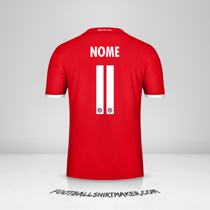 Maglia FC Bayern Munchen Cup 2016/17 -  nome - 11