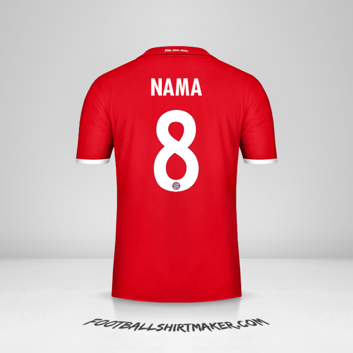Jersey FC Bayern Munchen Cup 2016/17 -  nama - 8