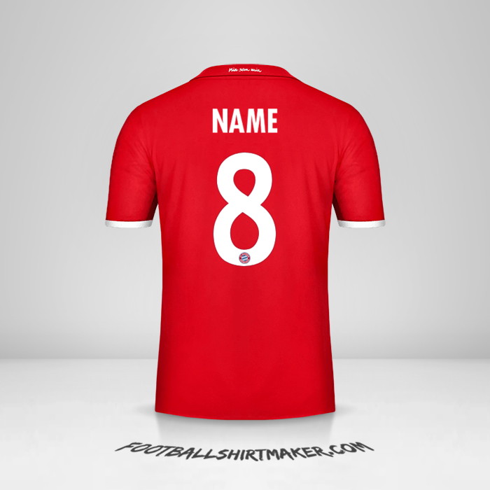 Trikot FC Bayern Munchen Cup 2016/17 -  name - 8