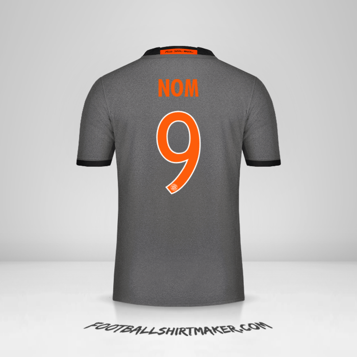 Maillot FC Bayern Munchen Cup 2016/17 Extérieur -  nom - 9