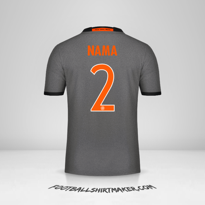 Jersey FC Bayern Munchen Cup 2016/17 Alternatif -  nama - 2