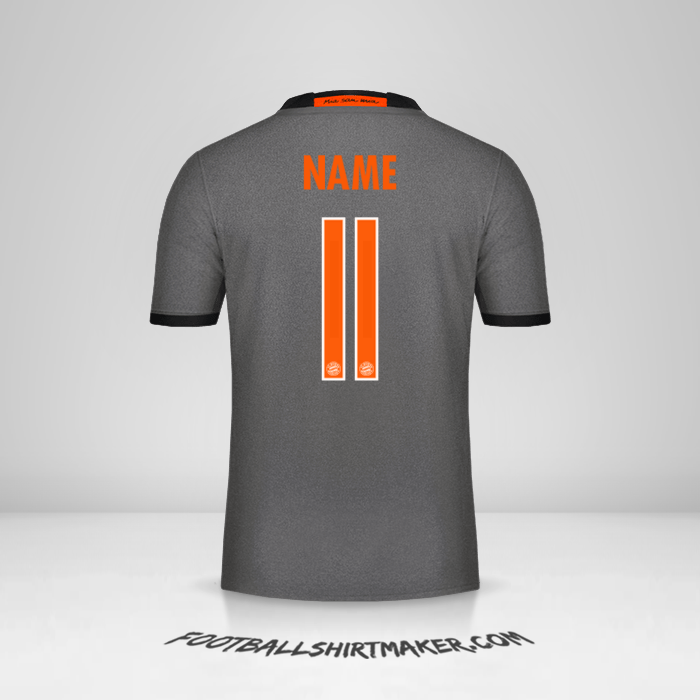 Shirt FC Bayern Munchen Cup 2016/17 Away -  name - 11