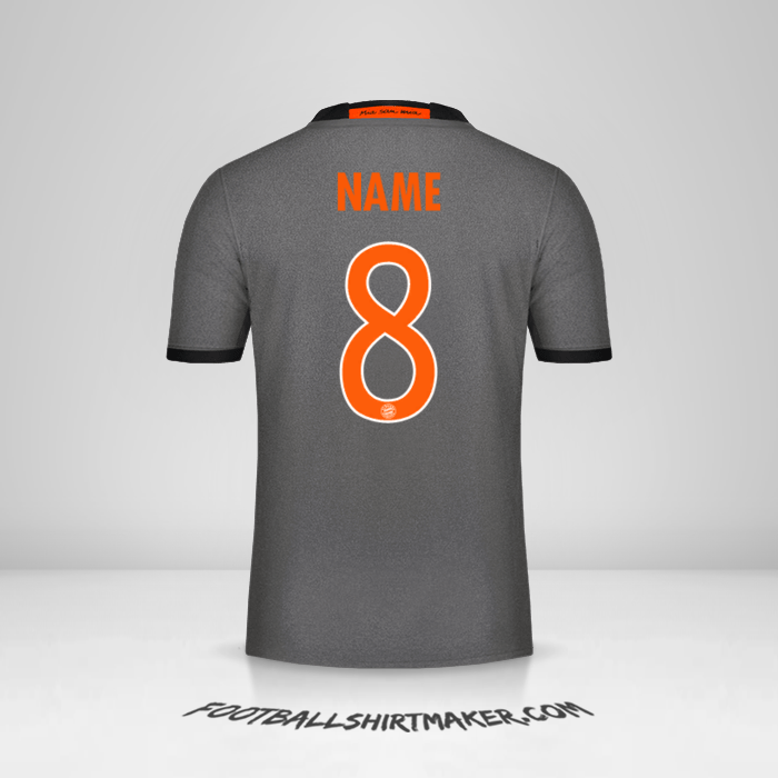 Trikot FC Bayern Munchen Cup 2016/17 Auswärts -  name - 8