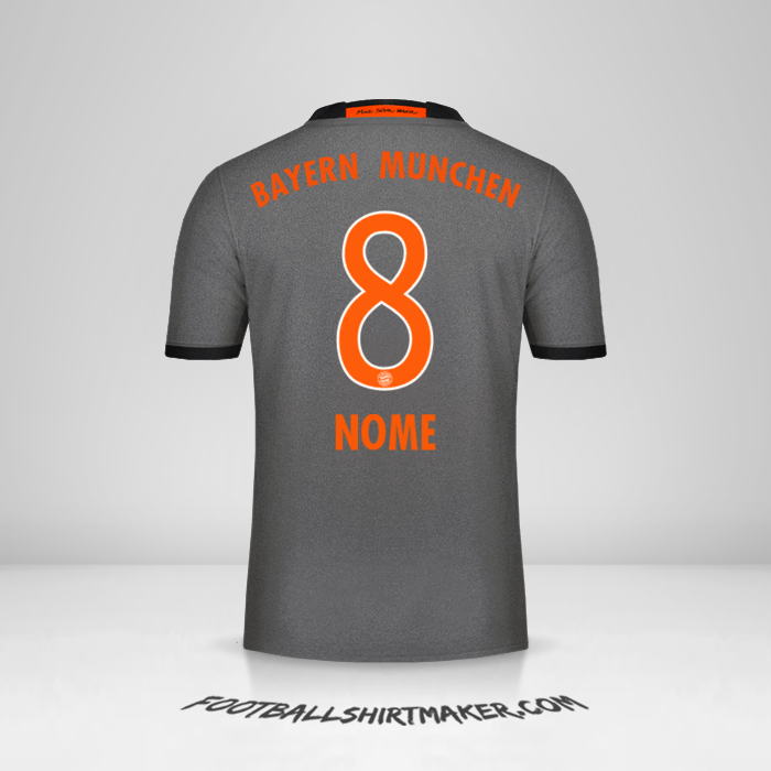Maglia FC Bayern Munchen 2016/17 Seconda -  nome - 8