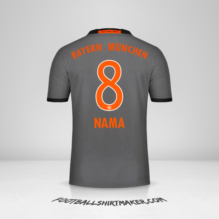 Jersey FC Bayern Munchen 2016/17 Alternatif -  nama - 8