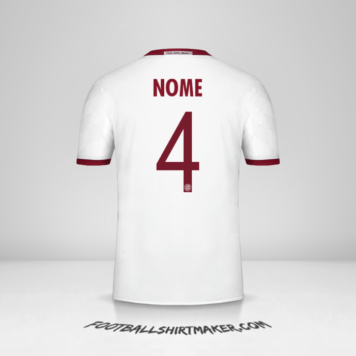 Maglia FC Bayern Munchen Cup 2016/17 Terza -  nome - 4