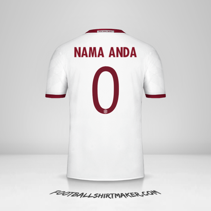 Jersey FC Bayern Munchen Cup 2016/17 III -  nama anda - 0