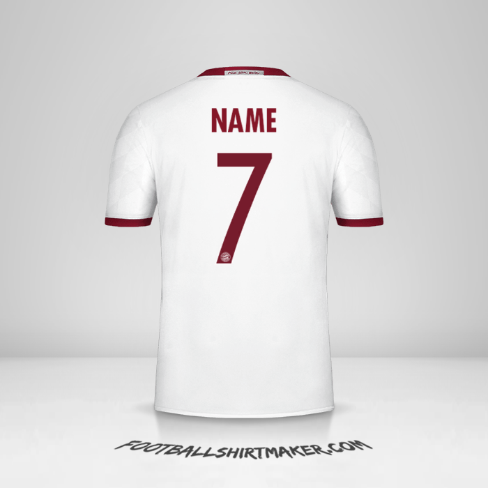 Trikot FC Bayern Munchen Cup 2016/17 Dritte -  name - 7