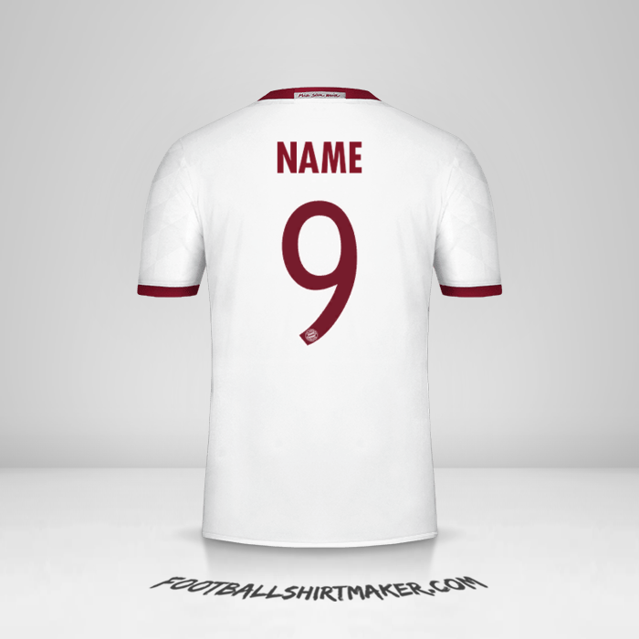 Shirt FC Bayern Munchen Cup 2016/17 Third -  name - 9