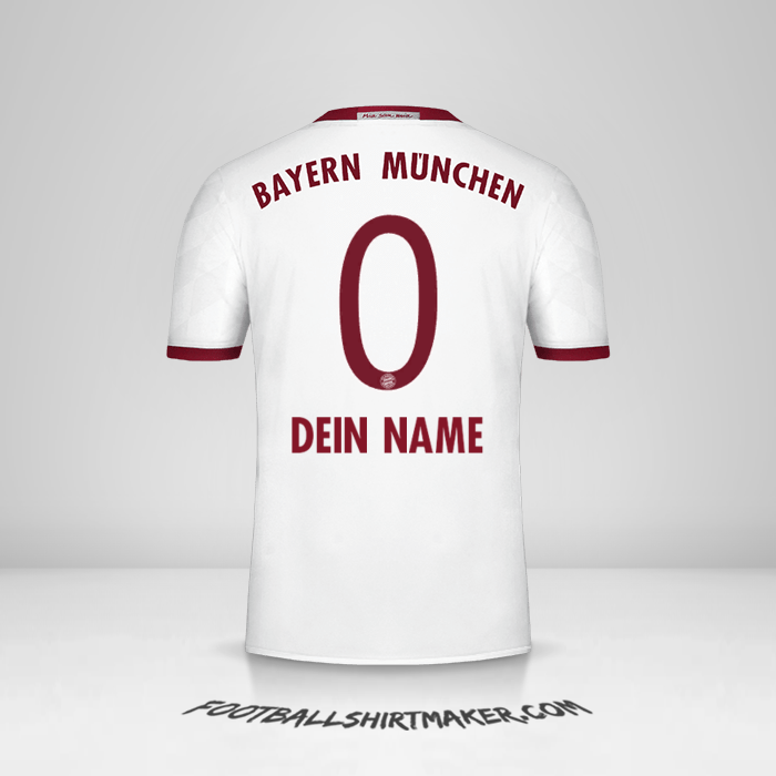 Trikot FC Bayern Munchen 2016/17 III -  dein name - 0