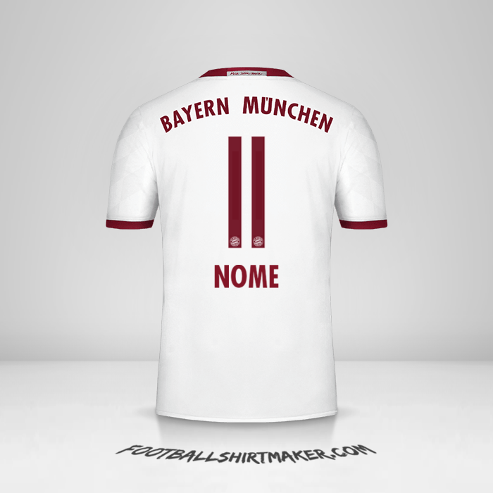 Maglia FC Bayern Munchen 2016/17 Terza -  nome - 11