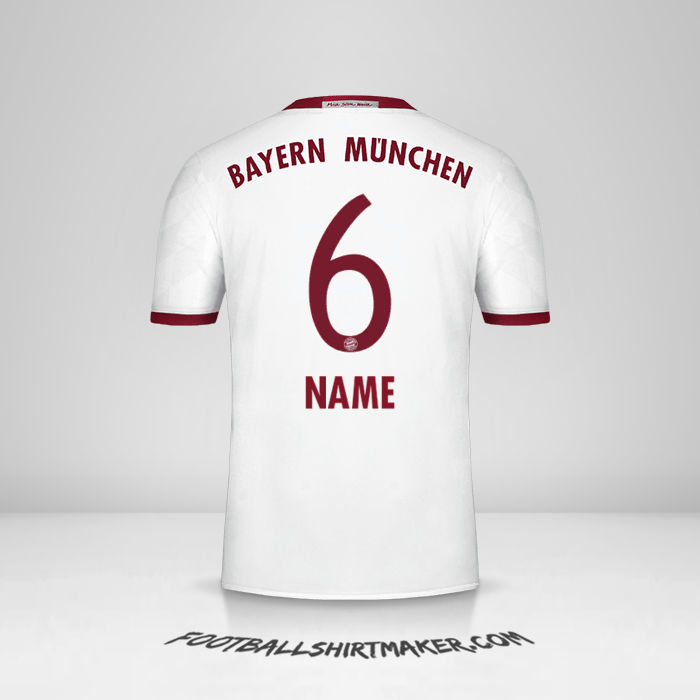 Shirt FC Bayern Munchen 2016/17 Third -  name - 6