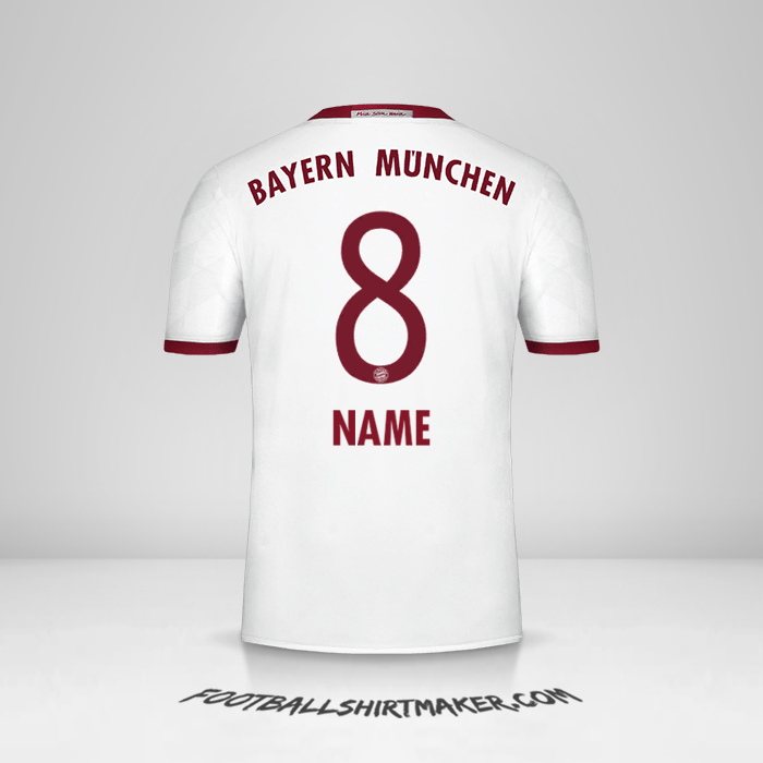 Shirt FC Bayern Munchen 2016/17 Third -  name - 8