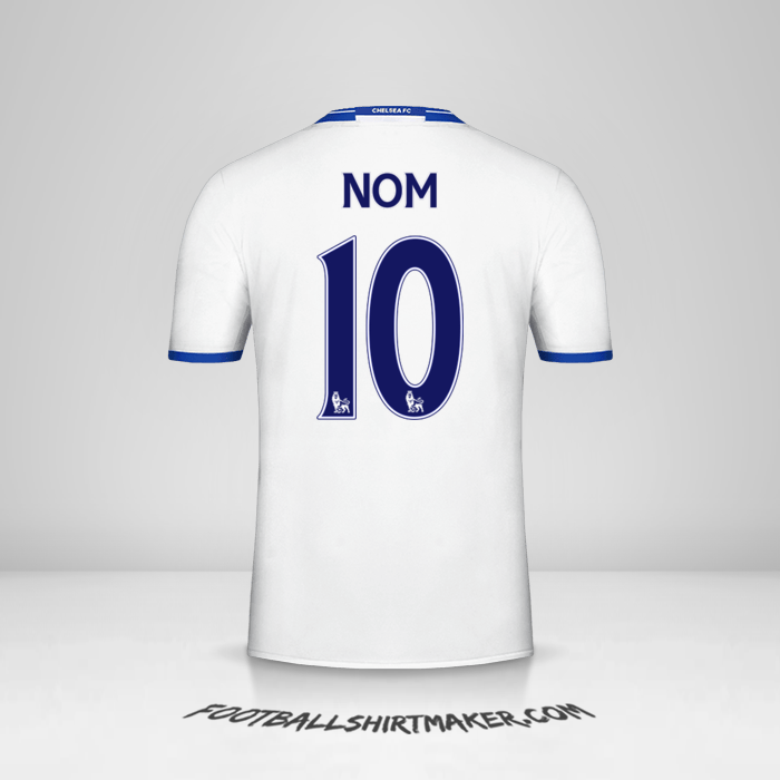 Maillot Chelsea 2016/17 Troisième -  nom - 10