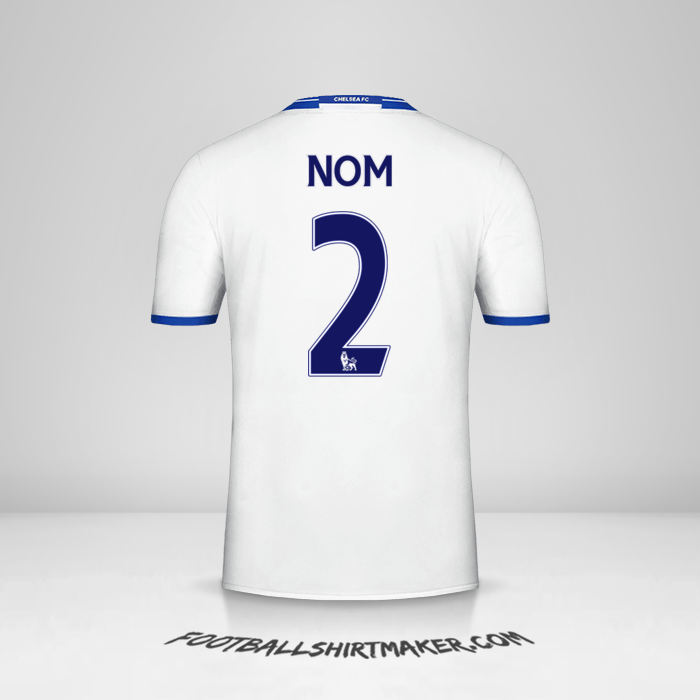 Maillot Chelsea 2016/17 Troisième -  nom - 2